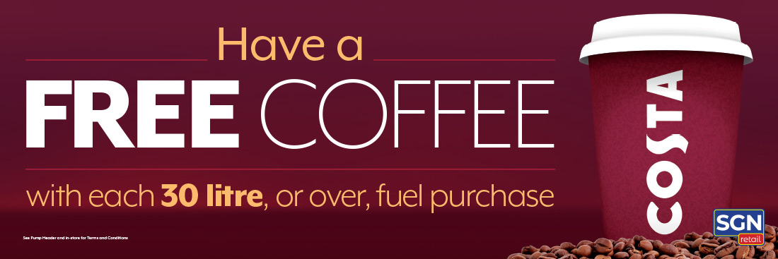 Free Costa Coffee offer